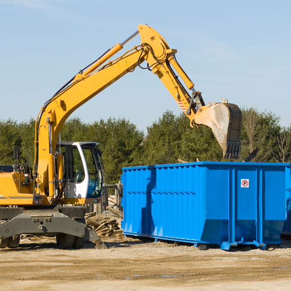 can i choose the location where the residential dumpster will be placed in West York